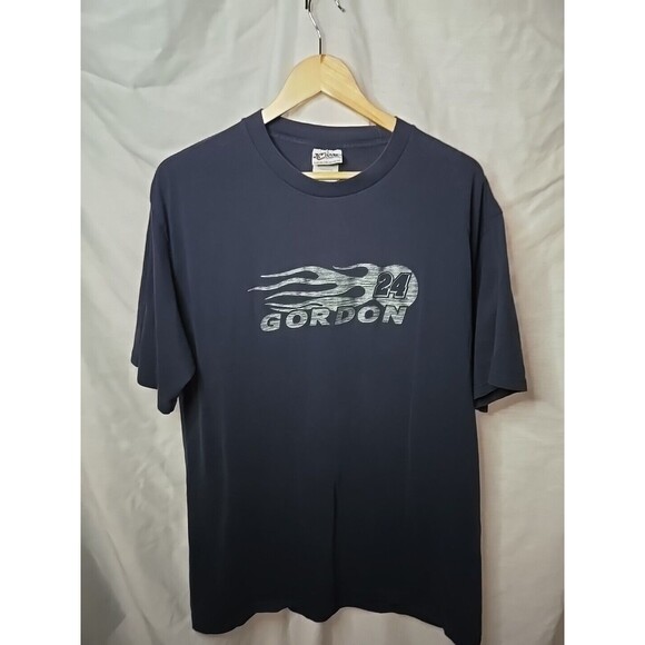 Chase Authentics Jeff Gordon #24 T-Shirt, Sz XL, Blue 100% Cotton NASCAR - Picture 1 of 8